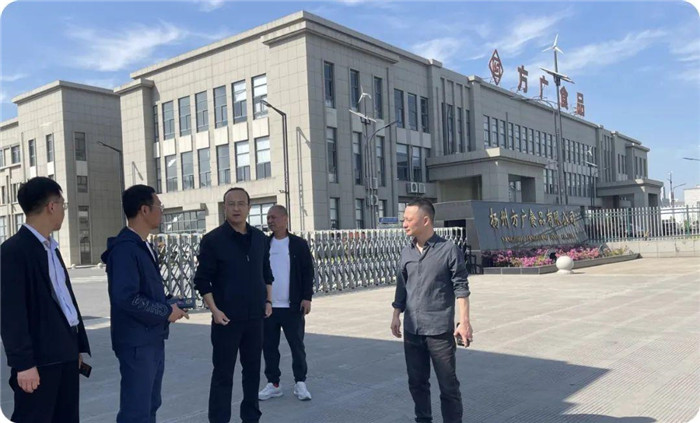 热烈欢迎濉溪县委领导一行莅临草莓成人APP扬州工厂视察指导工作